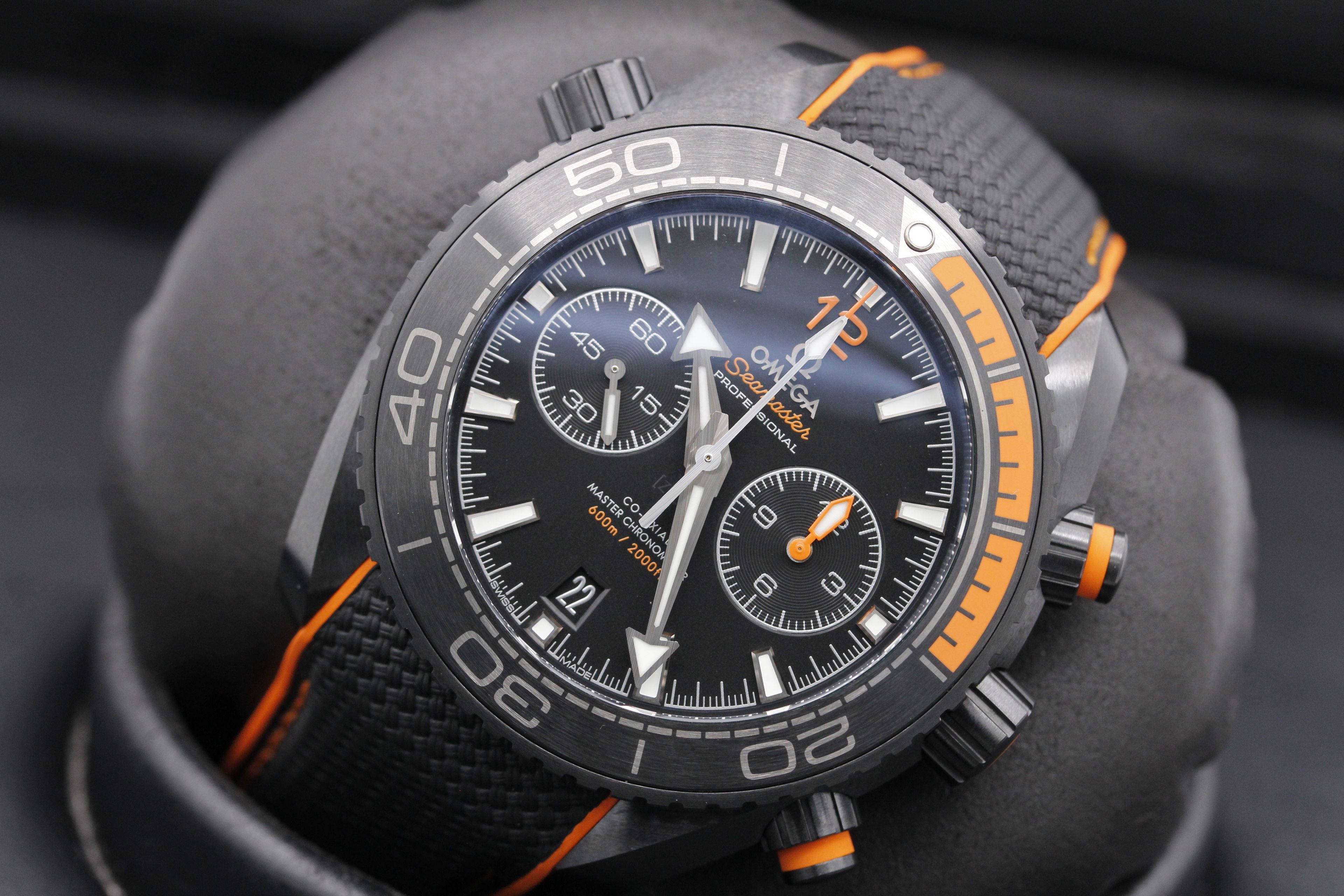 Pre-Owned Omega Planet Ocean 600M Chronograph 215.92.46.51.01.001 | OC WATCH GUY