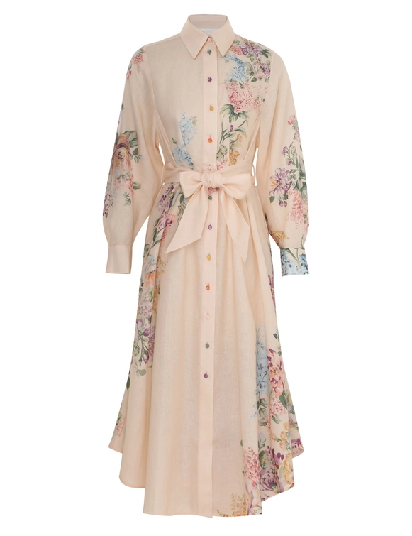 Halliday Tucked Shirt Dress