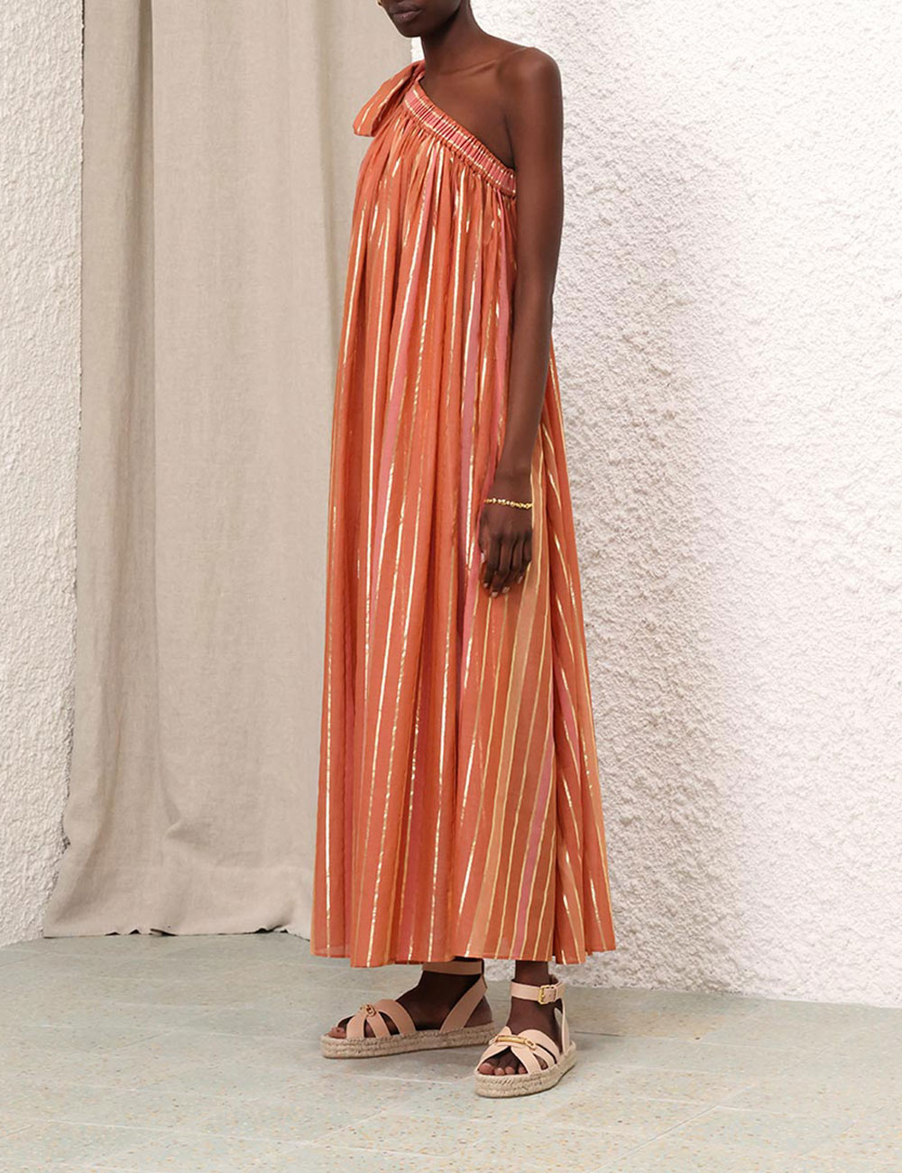 Junie Asymmetric Midi Dress