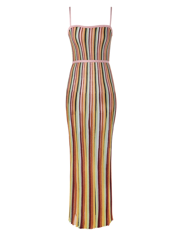 Alight Stripe Midi Dress