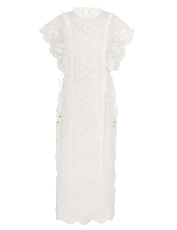 Alight Draw Waist Midi Dress