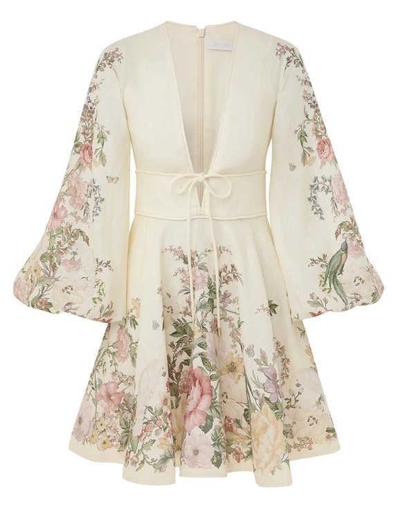Waverly Plunge Mini Dress