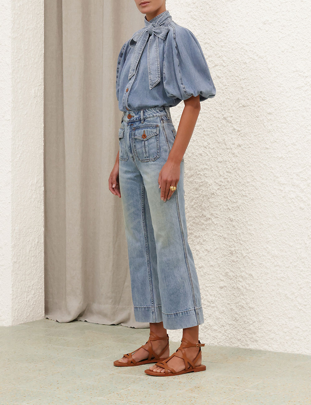 Cropped Flare Jean