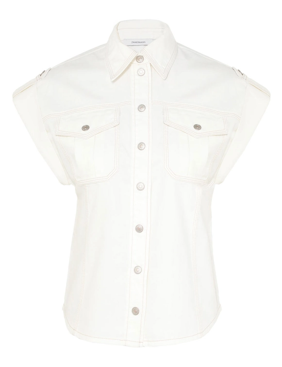 Junie Denim Utility Shirt