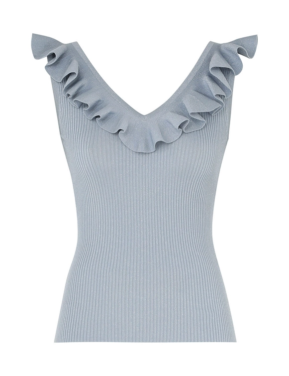 Waverly Frill V-Neck Top