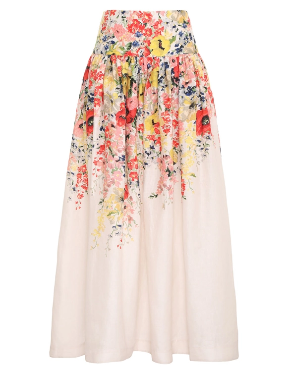 Alight Basque Midi Skirt