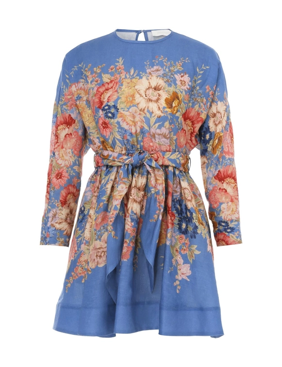 August Long Sleeve Mini Dress