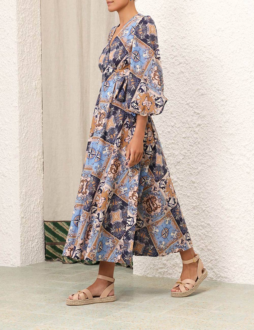 Alight Wrap Midi Dress