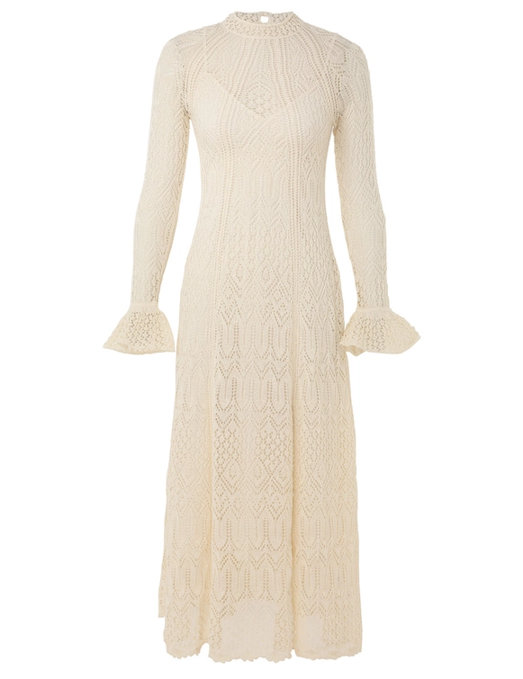 August Lace Knit Dress