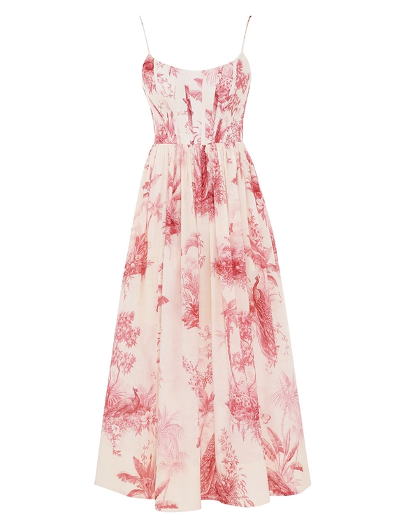 Waverly Corset Midi Dress