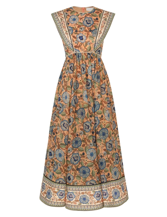 Junie Spliced Midi Dress