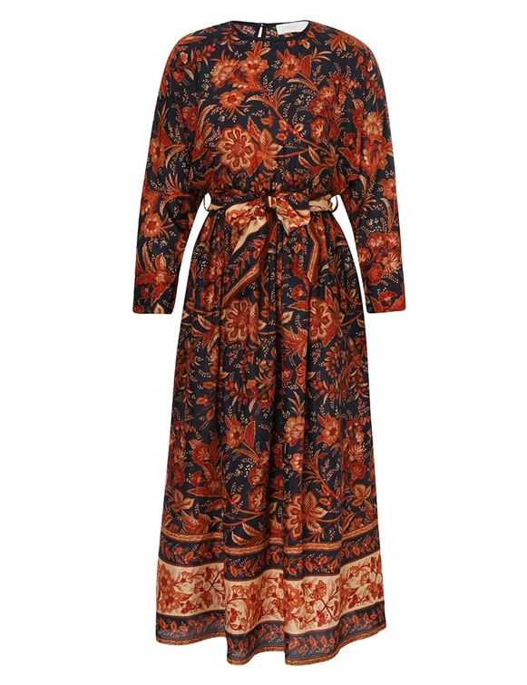 Junie Long Sleeve Midi Dress