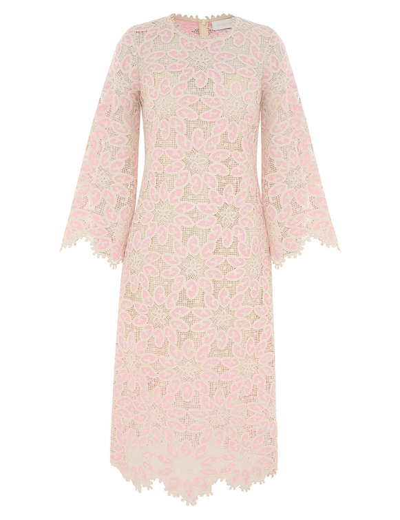 Ottie Lace Midi Dress