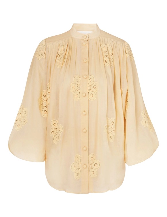 Acadian Embroidered Blouse