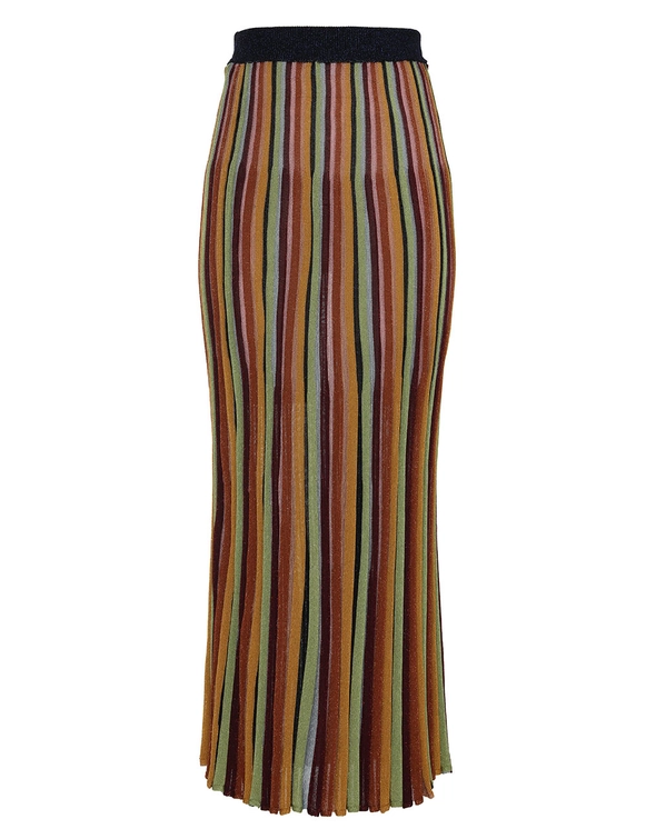 Alight Stripe Midi Skirt