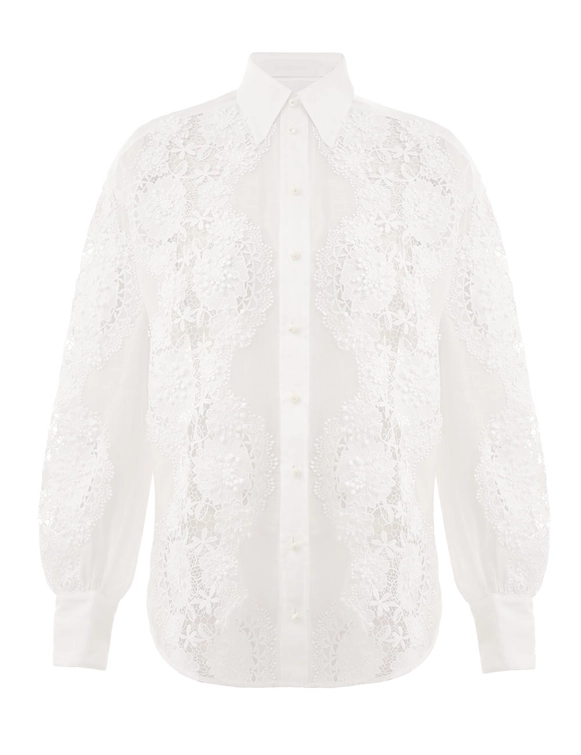 Halliday Lace Flower Shirt