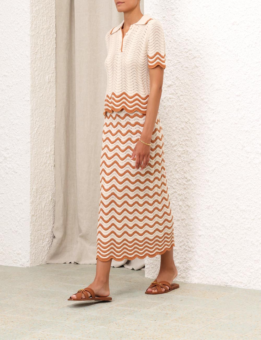 Junie Textured Knit Skirt