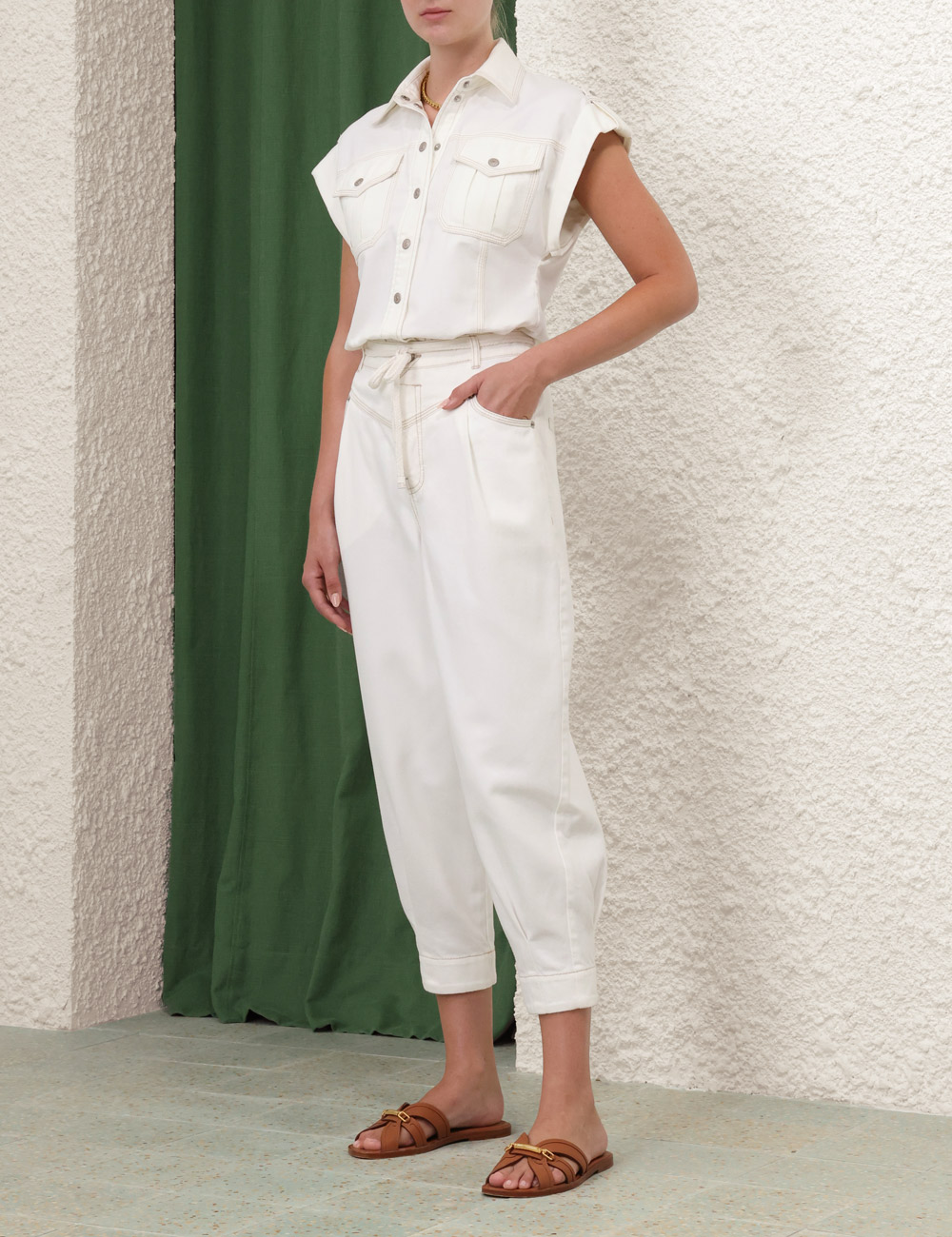 Junie Denim Utility Pant