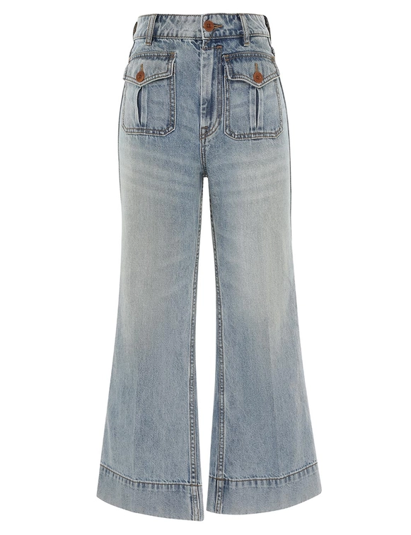 Cropped Flare Jean