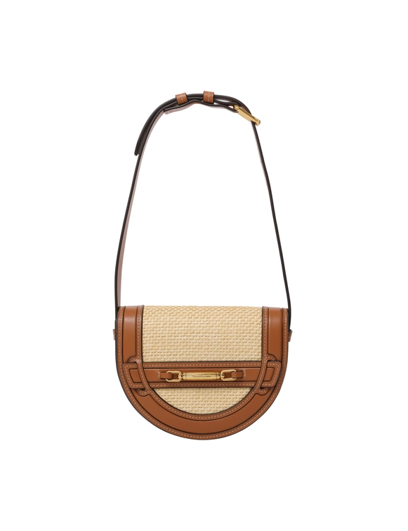 Raffia Convertible Mini Bag