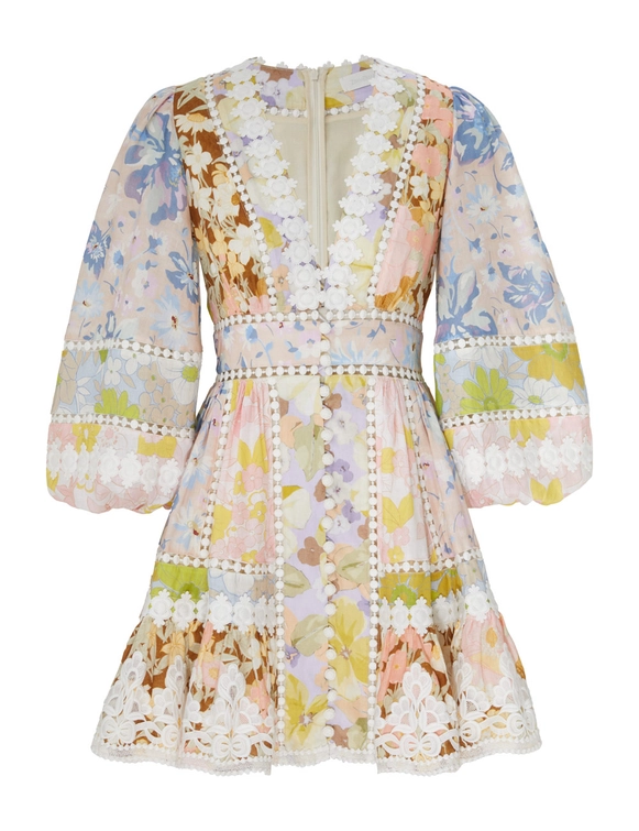 POP TRIMMED MINI DRESS