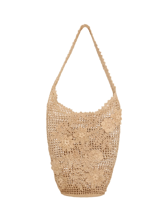 Floral Raffia Carry All