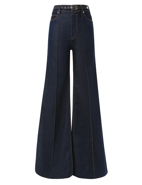 Illustration Wide Leg Jean