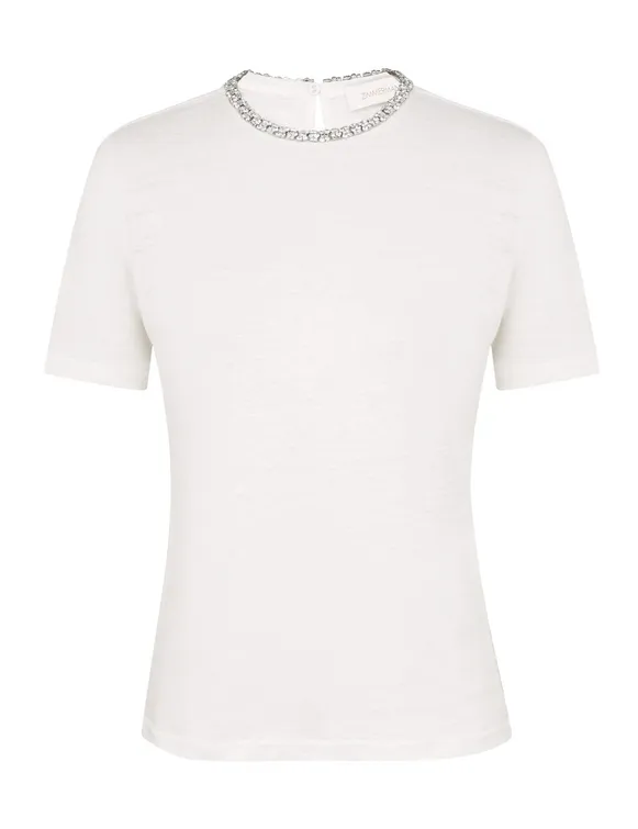 Illustration Embellished Tee