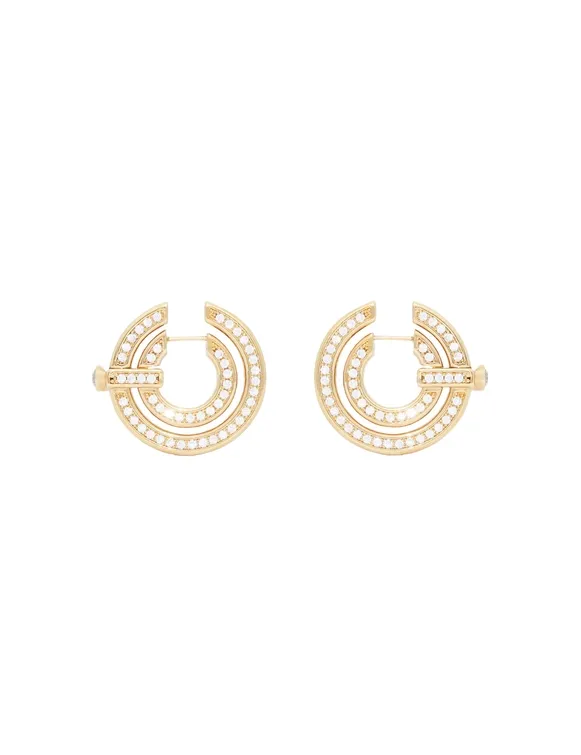Zimmermann Halo Pave Hoops