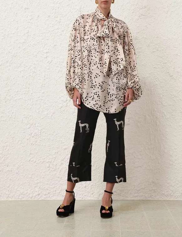Illustration Kick Flare Pant