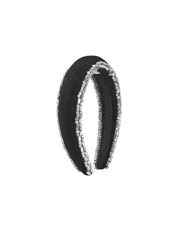 Velvet Rhinestone Headband