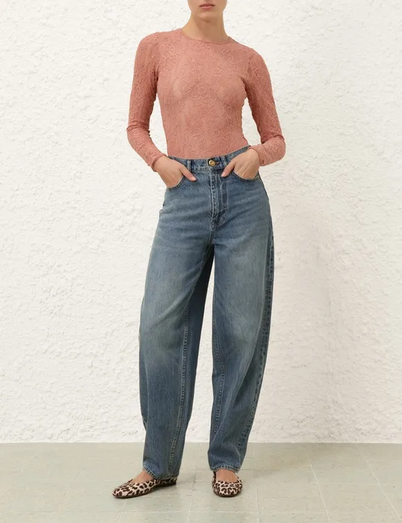 Illustration Barrel Jean