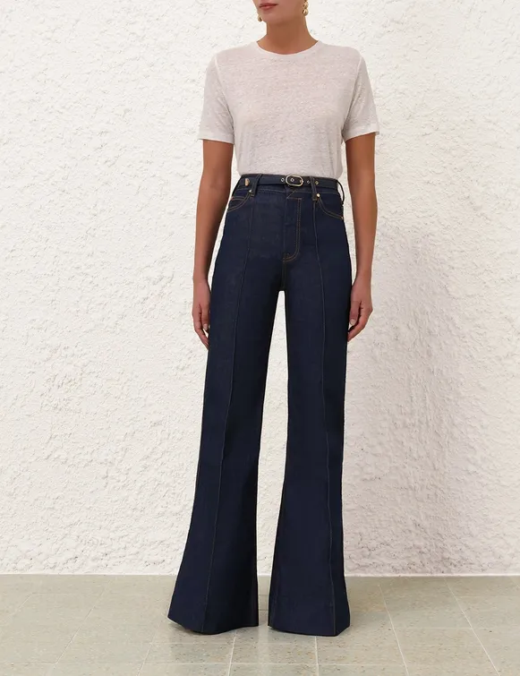 Illustration Wide Leg Jean