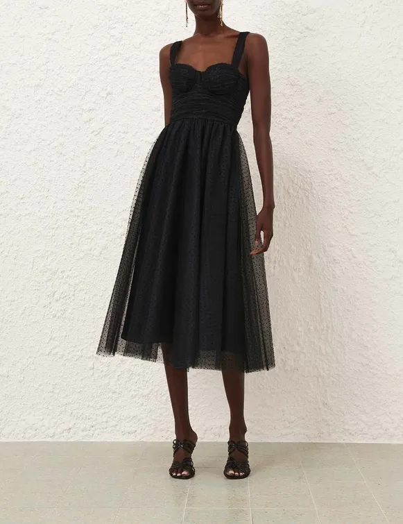 Tulle Midi Dress