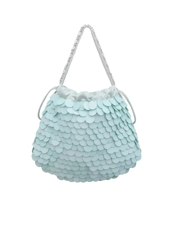 Sequin Embroidered Pouch