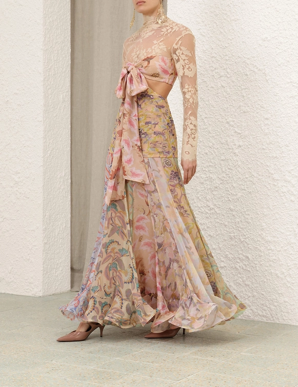 Eden Flounce Maxi Dress