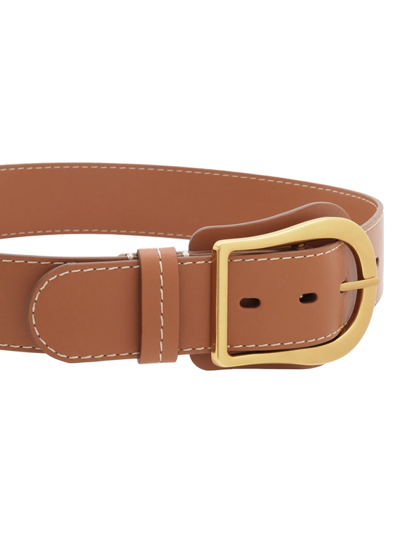 Wide Leather Belt 40