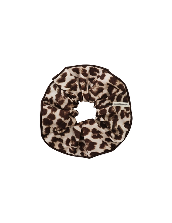 Printed Silk Scrunchie