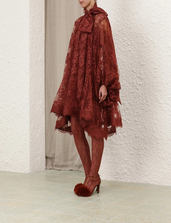 Illustration Lace Leggings