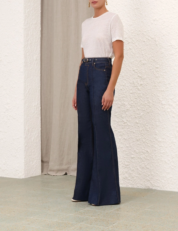 Illustration Wide Leg Jean