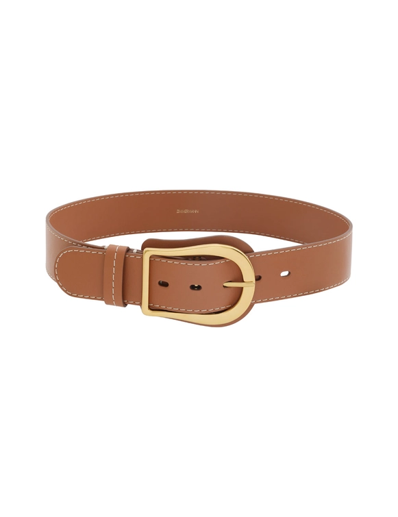 Wide Leather Belt 40