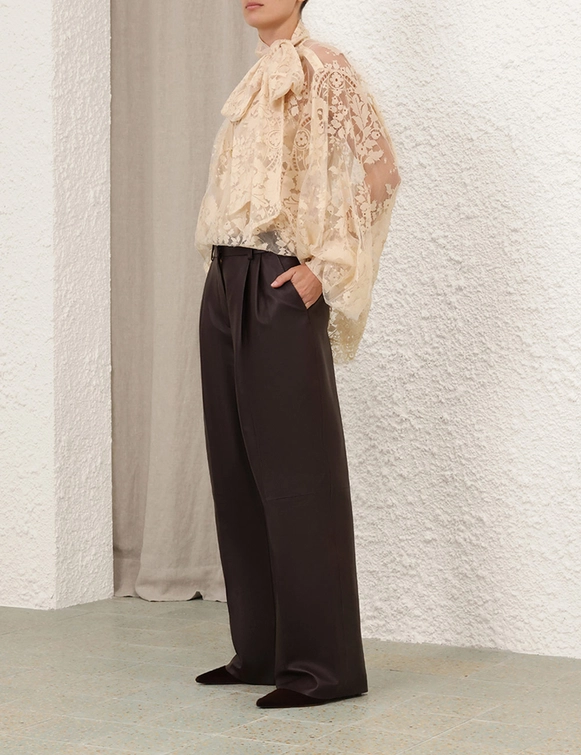Illustration Leather Pant