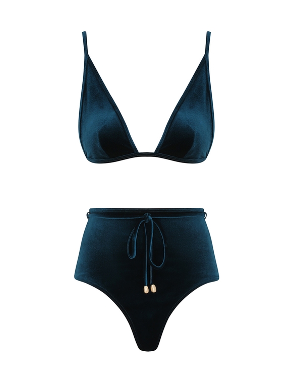 Tallow Velvet Tri Bikini
