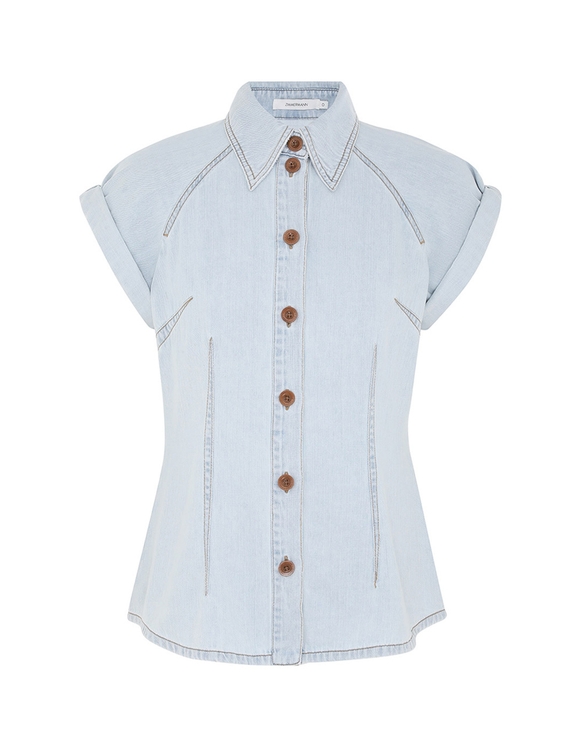 Tallow Denim Blouse