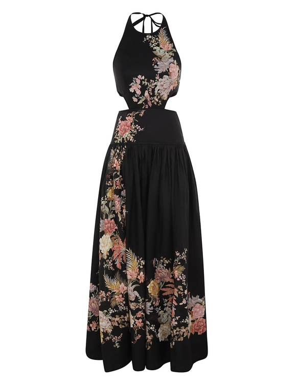 Tallow Halter Midi Dress