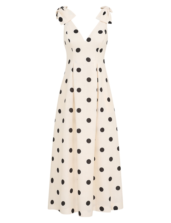 Crush V Neck Midi Dress