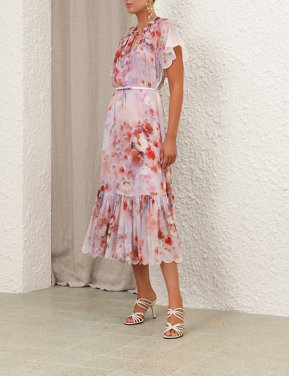 Crush Flutter Midi Dress