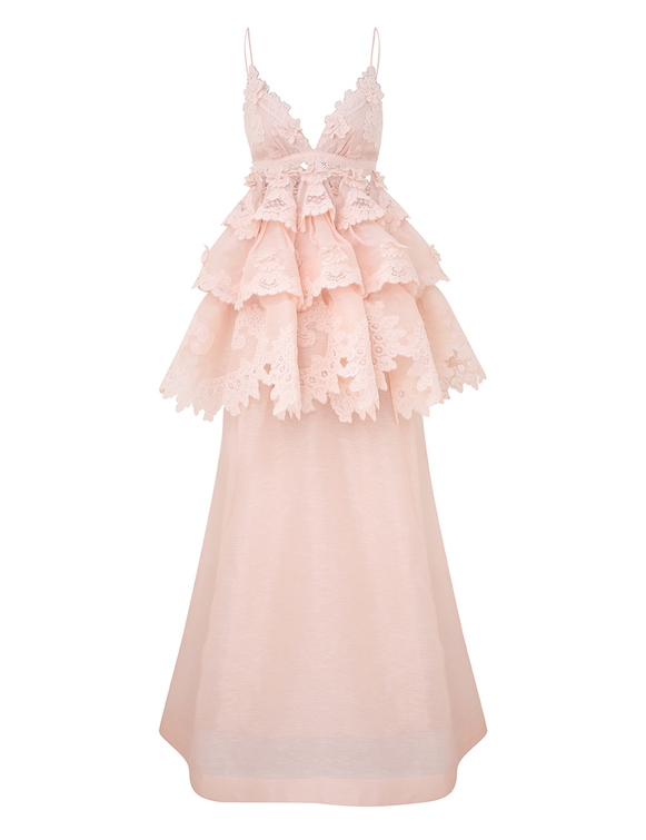 Crush Tiered Lace Maxi Dress