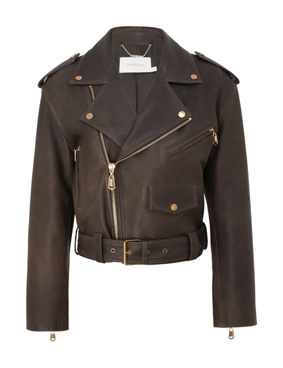 Crush Leather Biker Jacket