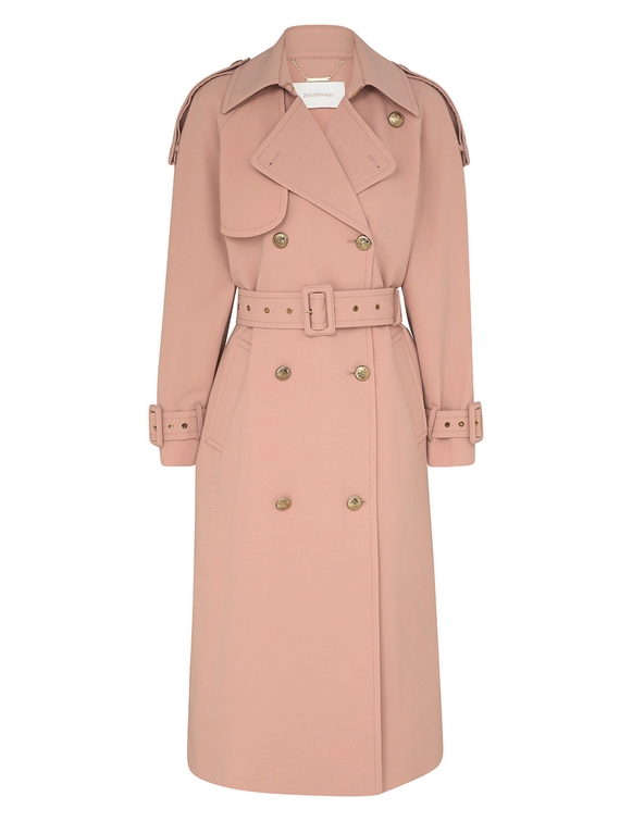 Illustration Trench Coat